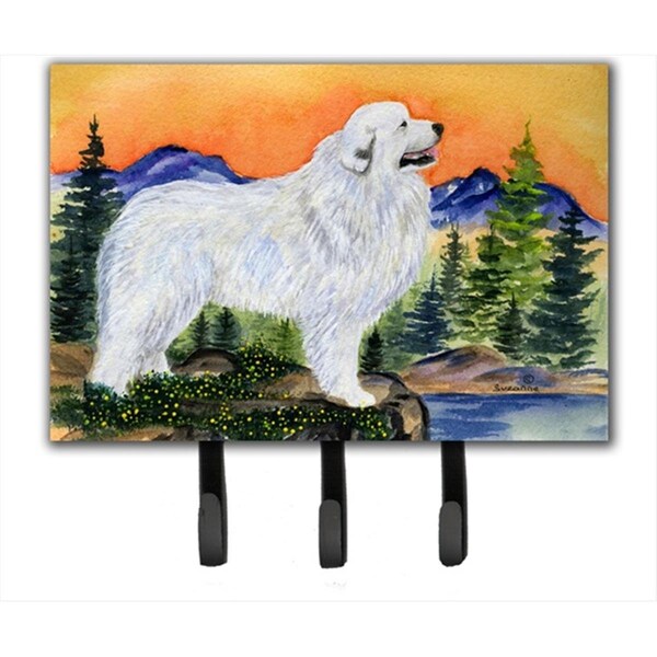 Carolines Treasures Great Pyrenees Leash Holder or Key Hook SS8183TH68 - main